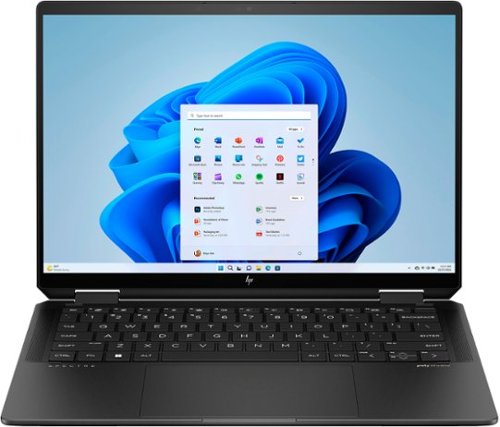 HP - Spectre 2-in-1 14" 2.8K OLED Touch-Screen Laptop - Intel Core Ultra 7 - Intel Evo Edition - 32GB Memory - 2TB SSD - Nightfall Black-Front_Standard