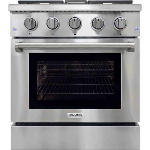 Avanti - 4.2 Cu. Ft. Stainless Freestanding Gas Range - Stainless Steel-Front_Standard 
