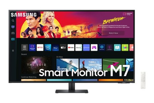 Samsung - M7B Series 43" Smart Tizen 4K UHD Monitor with HDR10 (HDMI, USB-C) - Black