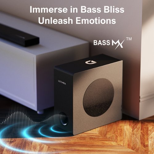 Ultimea Nova S50 2.1 Sound Bar for TV with Dolby Atmos, Subwoofer
