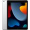 Apple - Certified Refurbished 10.2-Inch iPad - (9th Generation) (2021) Wi-Fi + Cellular - 64GB - Silver (Unlocked)-Front_Standard