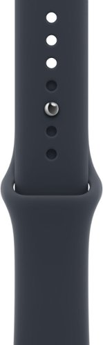 Apple - 46mm Sport Band - M/L - Navy Blue