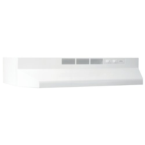 Broan - 36 inches - Under cabinet Range Hood - White-Front_Standard 