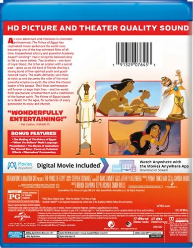The Prince of Egypt (Blu ray + Digital HD) [Blu ray] [Standard