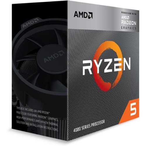 AMD - Ryzen 5 4600G Processor - Black-Front_Standard 