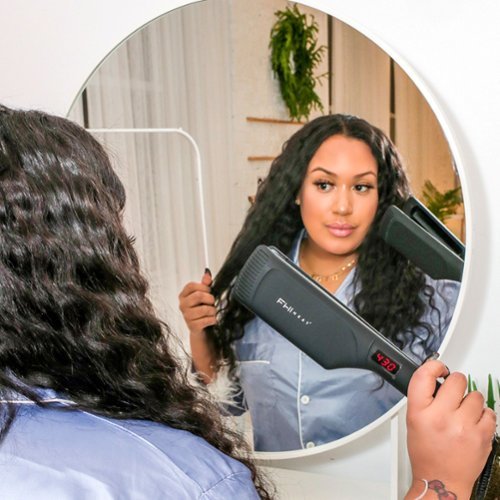 FHI Heat The Waver Pro Dual Barrel Waver Flat Iron - for Smoothing and Strightening, All Hair Types - Black WHERE TO BUY
