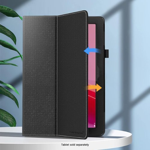 SaharaCase Venture Series Bi-Fold Folio Case for Lenovo Tab M11 - Black GLOBAL SHIPPING