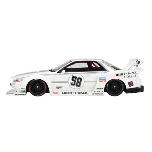 Nissan Skyline GT R (R32) RHD #58 White with Gray and Graphics