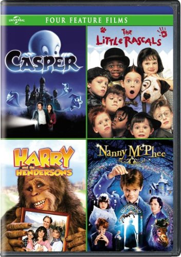  Casper/The Little Rascals/Harry and the Hendersons/Nanny McPhee [4 Discs] [DVD]