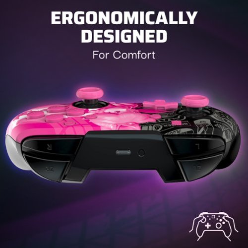 PDP REMATCH GLOW Wireless Controller For Nintendo Switch, Nintendo Switch - OLED Model - Grand Prix Peach HOW TO BUY