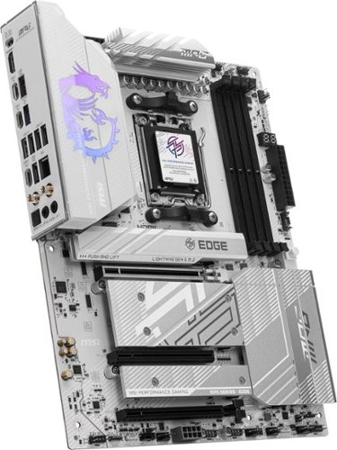 MSI B850 EDGE TI WIFI (Socket AM5) AMD B850 ATX DDR5 Wi-Fi 7 Motherboard - Grey WORLDWIDE DELIVERY