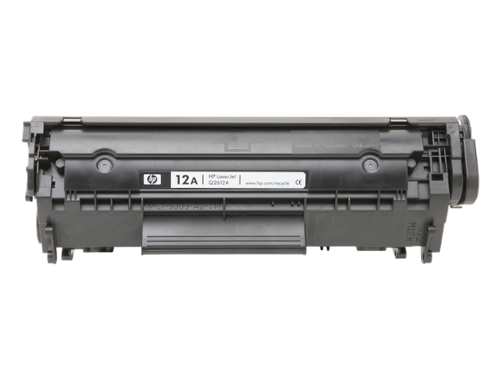 HP - 12A Standard Capacity - Toner Cartridge - Black-Front_Standard 