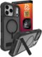 ZAGG - Rainier Snap with Kickstand for Apple iPhone 17 Pro Max - Smoke Black-Front_Standard
