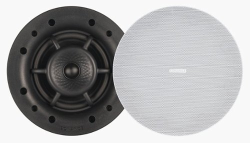 Sonance - PSXT-C63RT SINGLE SPEAKER - Professional Series High Output 6.5" Passive 2-Way Extreme In Ceiling Speaker (Each) - Paintable White