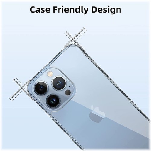 SaharaCase ZeroDamage Tempered Glass Rear Housing Protector for Apple iPhone 13 Pro Max (2-Pack) - Clear GLOBAL SHIPPING