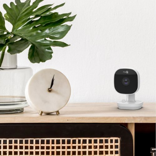 CHAMBERLAIN MYQ SMART INDOOR HOME SECURITY CAMERA - WHITE WORLDWIDE DELIVERY