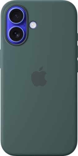 Apple - iPhone 16 Silicone Case with MagSafe - Lake Green