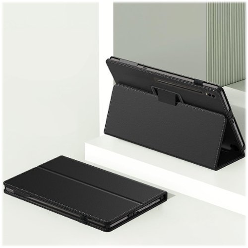 SaharaCase Folio Case for Samsung Galaxy Tab S7 FE, Tab S8+, Tab S9+, and Tab S9 FE+ - Black HOW TO BUY