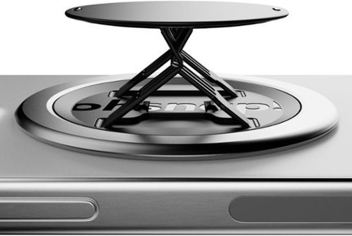 OhSnap Snap Magnetic UltraThin Universal Phone Grip and Stand with MagSafe Charge- Thru for Apple iPhones/Universal - Gun Metal GLOBAL SHIPPING