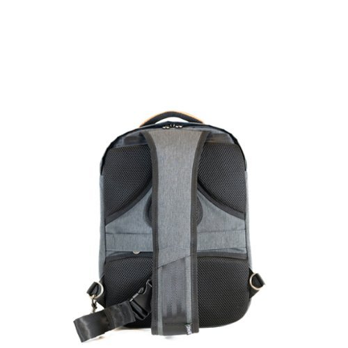 PKG Robson 12L Recycled Crossbody Bag for 14 Laptop - Dark Grey/Tan WORLDWIDE DELIVERY