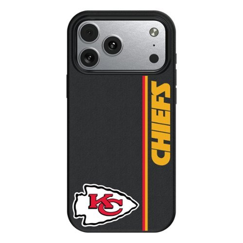 Keyscaper - NFL - Kansas City Chiefs iPhone Magnetic Bump Case - 16 Pro Max - Black-Front_Standard 