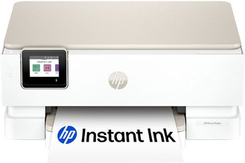 HP - Envy Photo 7275 Wireless AI-Enabled All-in-One Inkjet Printer with 3 Months of Instant Ink - White