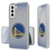 Keyscaper - NBA - Golden State Warriors Linen Logo Galaxy Clear Case - S24 - Multicolor-Front_Standard