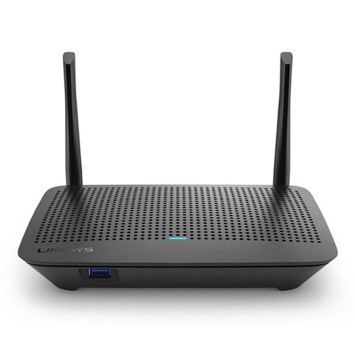 Linksys - Refurbished Excellent - Wireless Wifi 5 AC1300 Dual-Band Mesh Router MR6350 - Black-Front_Standard 