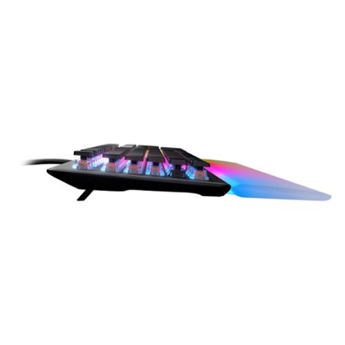 ROCCAT Vulcan II Max Full-size Wired Keyboard with Optical Titan Switch, RGB Lighting, Aluminum Top Plate and Palm Rest - Black GLOBAL SHIPPING