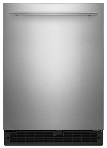  Whirlpool - 5.1 Cu. Ft. Built-In Mini Fridge - Stainless Steel