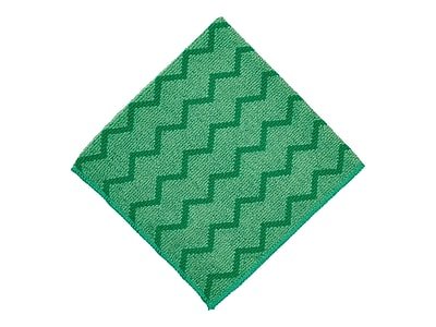 RubberMaid - HYGEN Microfiber Cleaning Cloths, 16" x 16", 12 Cloths/Pack (FGQ62000GR00) - Green-Front_Standard 