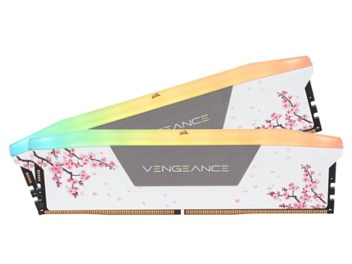 CORSAIR Vengeance RGB 32GB DDR5 6000MHz Cherry Blossom RAM White