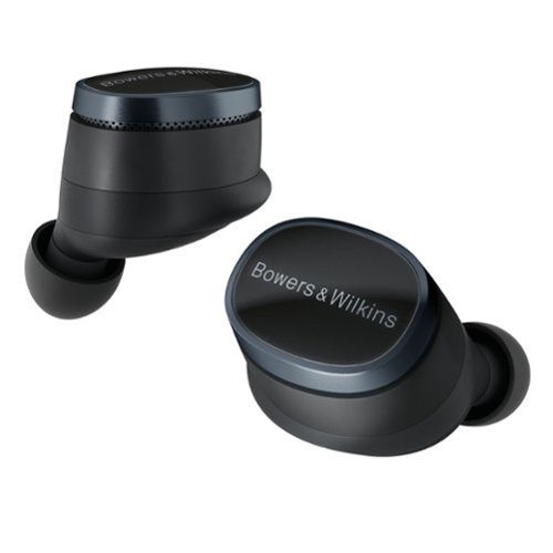 Bowers & Wilkins - Pi8 True Wireless Noise Cancelling In-Ear Earbuds - Anthracite Black-Front_Standard