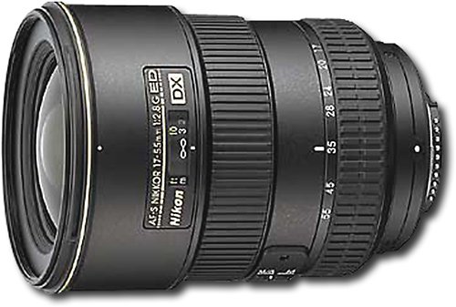  Nikon - AF-S DX Zoom-Nikkor 17-55mm f/2.8G IF-ED Standard Zoom Lens - Black