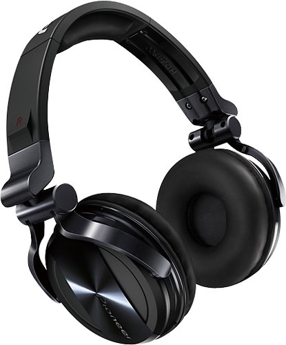 Pioneer - Over-The-Ear DJ Headphones - Black-Front_Standard 