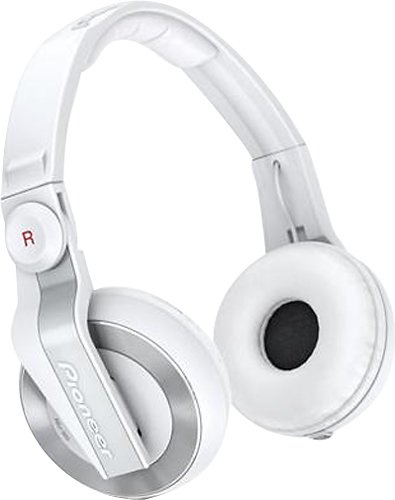 Pioneer - Over-the-Ear DJ Headphones - White-Front_Standard 