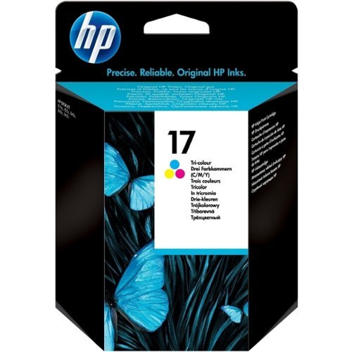  HP - 17 Standard Capacity - Color (Cyan, Magenta, Yellow) Ink Cartridge - Multicolor