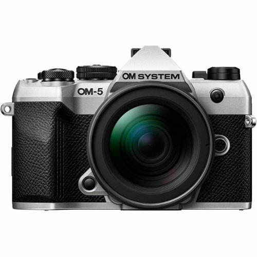 Olympus - V210071SU000 4K Video Mirrorless Camera with Lens - Silver