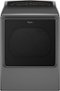 Whirlpool - Cabrio 8.8 Cu. Ft. 23-Cycle Electric Steam Dryer With Wi-Fi Connectivity - Chrome Shadow-Front_Standard