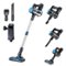 Sweet - Cordless Vacuum Cleaner, Lightweight Pet Stick Vacuum Household Anti-tangling and LED Light - Blue Silver-Front_Standard