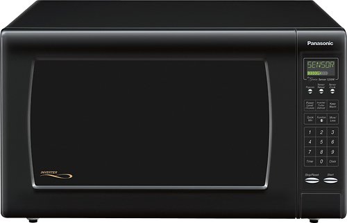  Panasonic - 2.2 Cu. Ft. Full-Size Microwave - Black