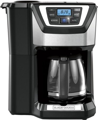  Mill &amp; Brew 12-Cup* Coffee Maker - Black