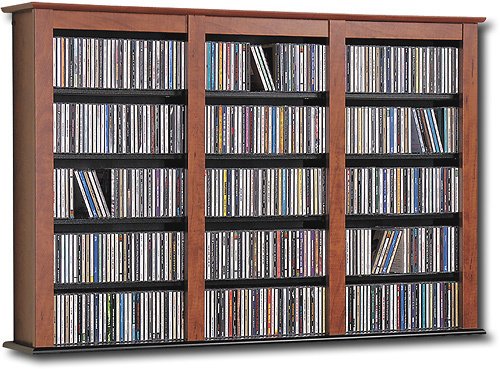  Prepac - Multimedia Storage Cabinet - Reddish-Brown