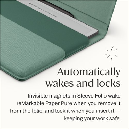 reMarkable Sleeve Folio for reMarkable Paper Pure - Mist Green HOW TO BUY