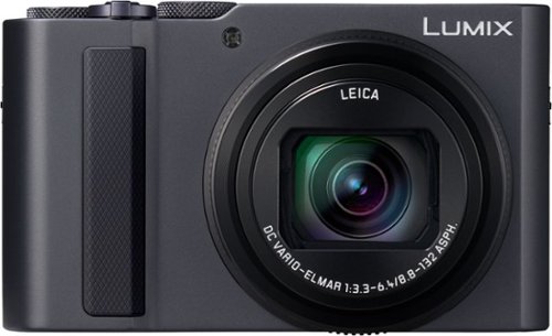 Panasonic - LUMIX ZS300 Compact Point & Shoot 4K Video Digital Camera, 15x Zoom Travel Camera - Silver-Front_Standard 