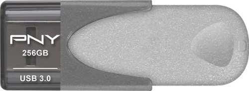  PNY - Elite Turbo Attache 4 256GB USB 3.0 Type A Flash Drive - Black