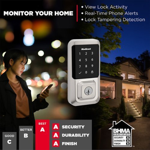 Kwikset Halo Smart Lock Wi-Fi Replacement Deadbolt with App/Touchscreen/Key Access - Satin Nickel WHERE TO BUY