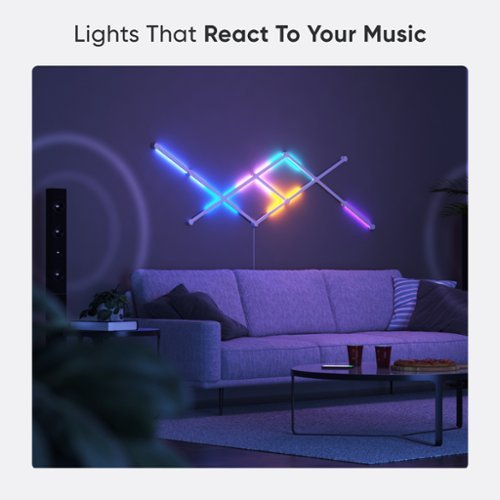 Nanoleaf Lines 60 Degrees Smarter Kit (9 Light Lines) - Multicolor HOW TO BUY
