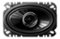 Pioneer - 4" x 6" 2-Way Car Speakers with IMPP Composite Cones (Pair) - Black-Front_Standard