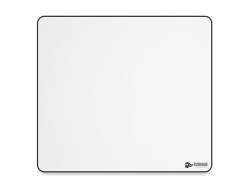 Glorious - Heavy Stitched Edge Cloth Gaming Mouse Pad with Washable Surface (XL) - White